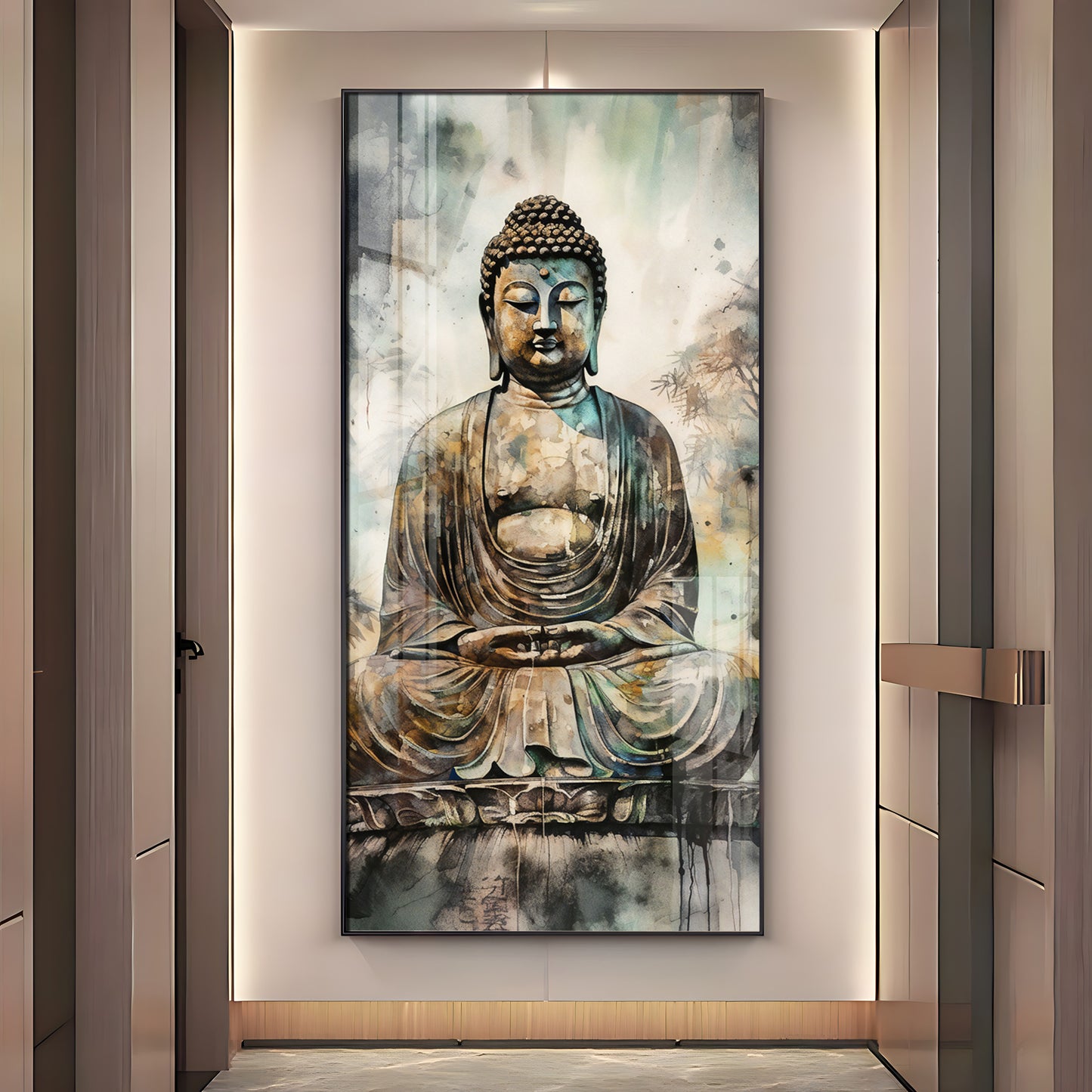 Peaceful Reflection Premium Acrylic Vertical Wall Art