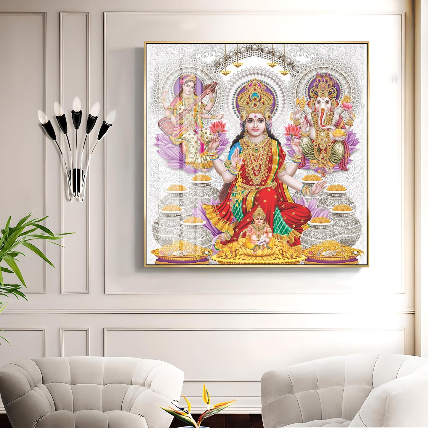 Supreme Deities Premium Acrylic Square Wall Art