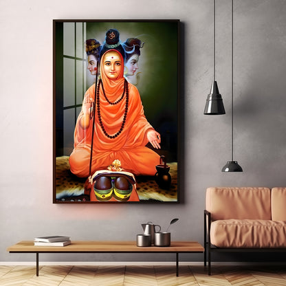 Portrait of Divine Authority Premium Vertical Acrylic Wall Art