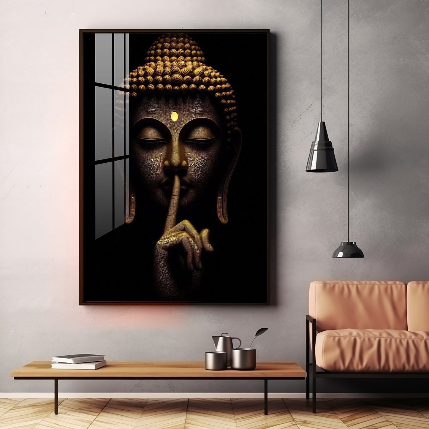 Buddha's Stillness Premium Acrylic Wall Art