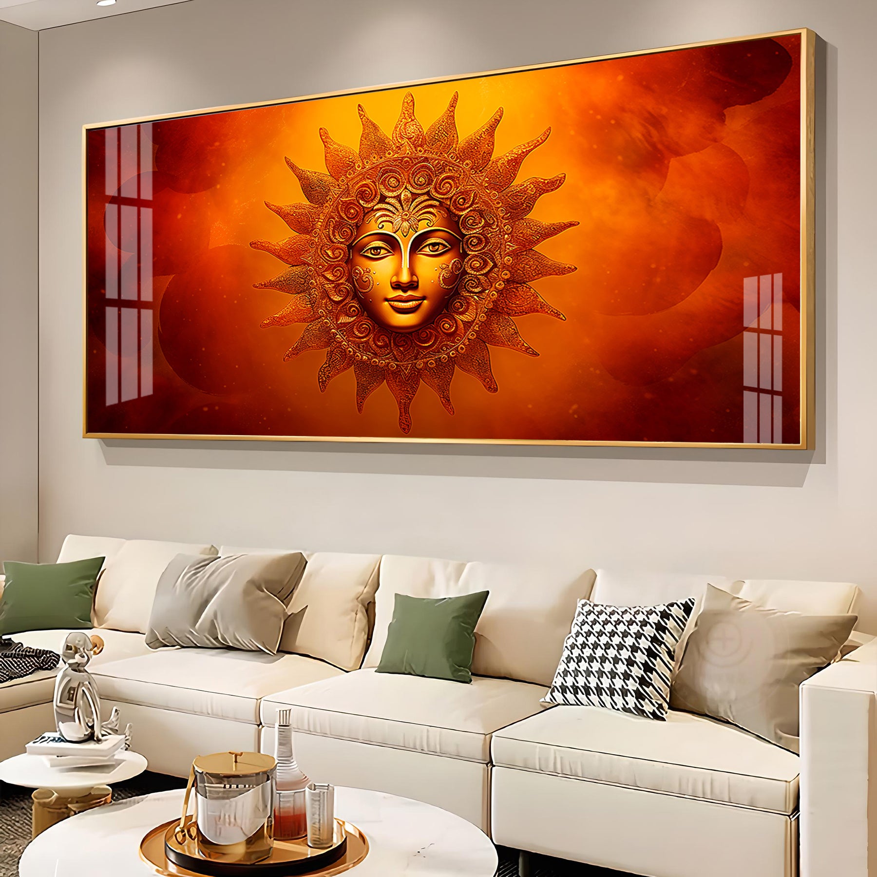 Sunlit Serenity Premium Acrylic Horizontal Wall Art