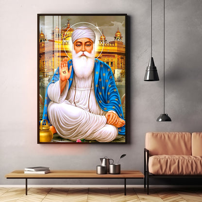 Guidance Of Guru Ji Premium Vertical Acrylic Wall Art