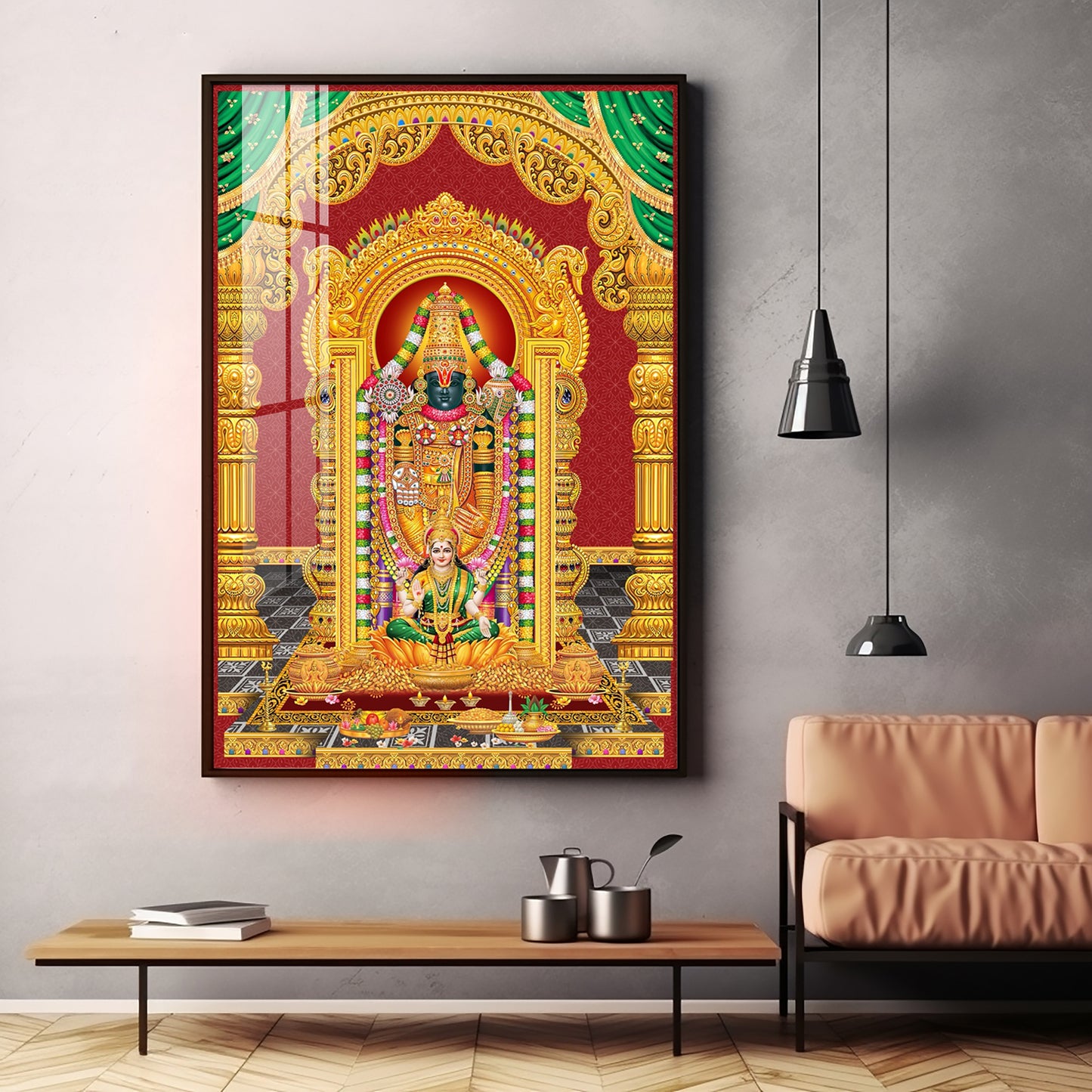 Lord Balaji Essence Premium Acrylic Vertical Wall Art