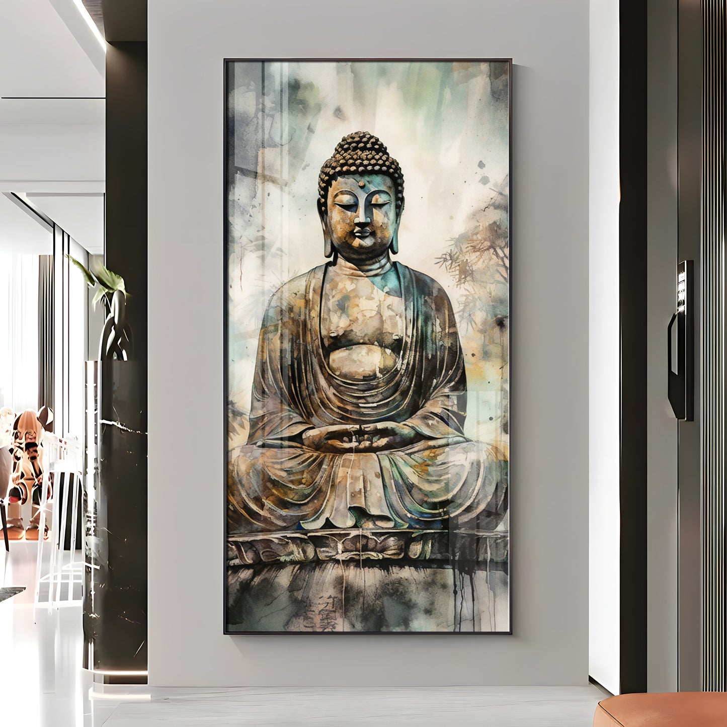 Peaceful Reflection Premium Acrylic Vertical Wall Art