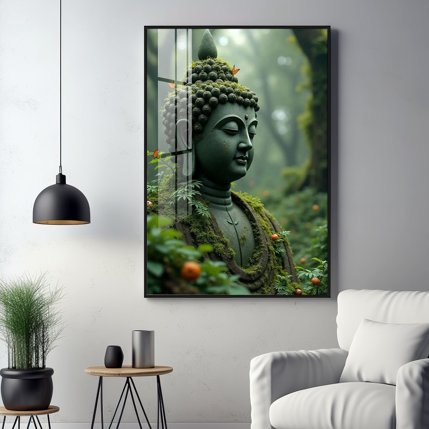 Zen Harmony Of Buddha Premium Acrylic Wall Art