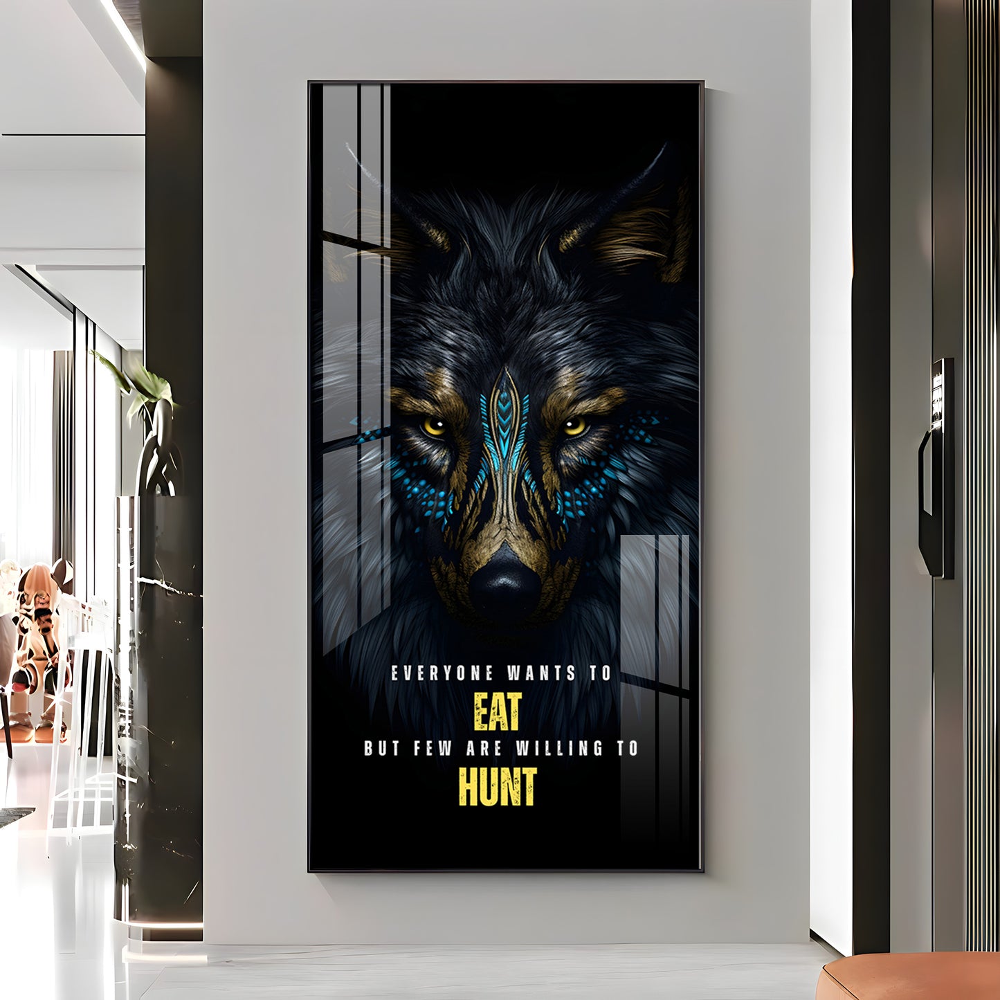 Everyone Wants To Eat Premium Acrylic Vertical Wall Art