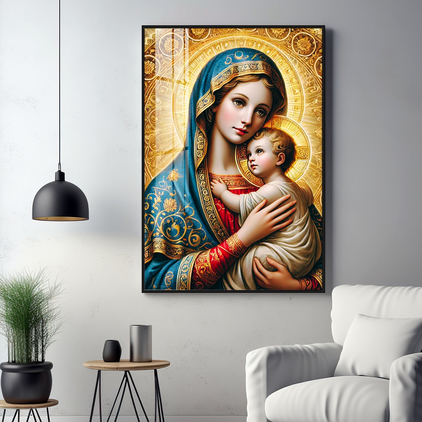 Celestial Grace Premium Acrylic Vertical Wall Art