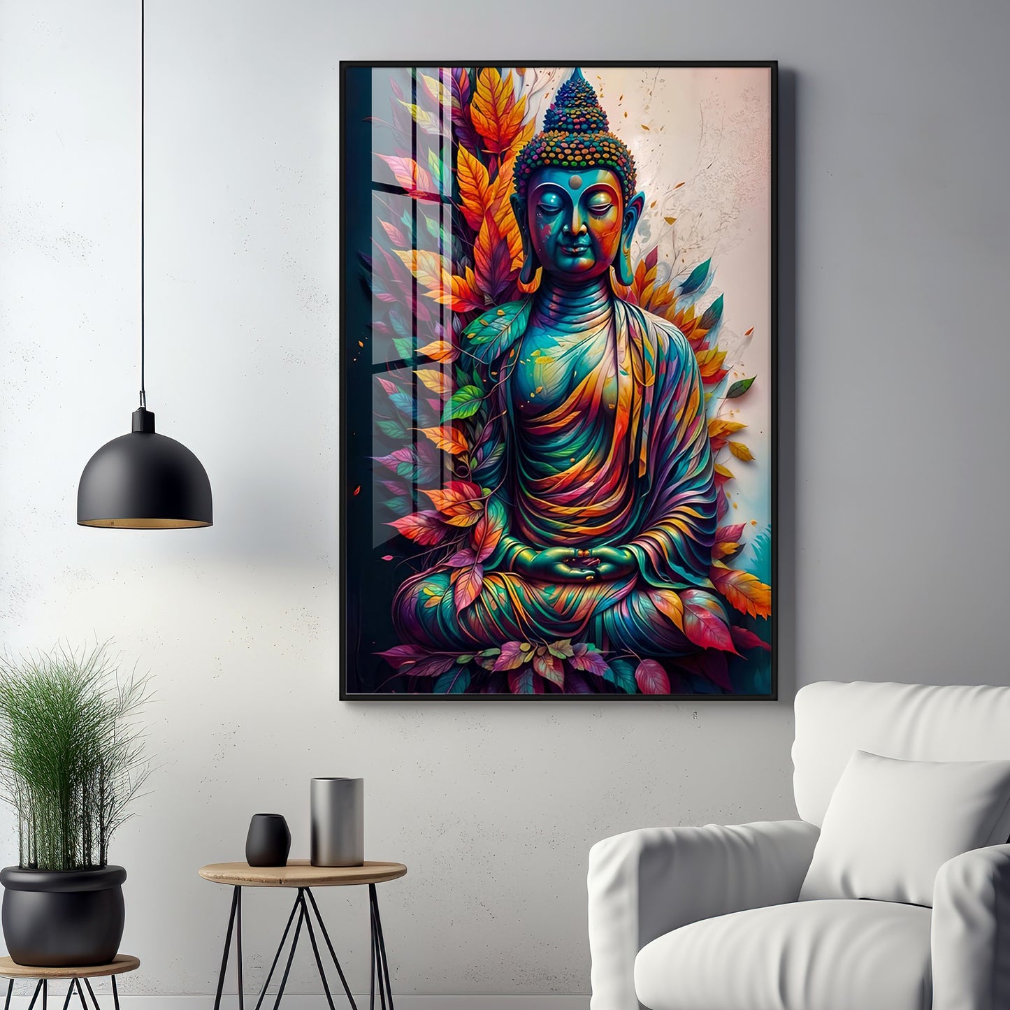 Perpetual Buddha Premium Acrylic Vertical Wall Art