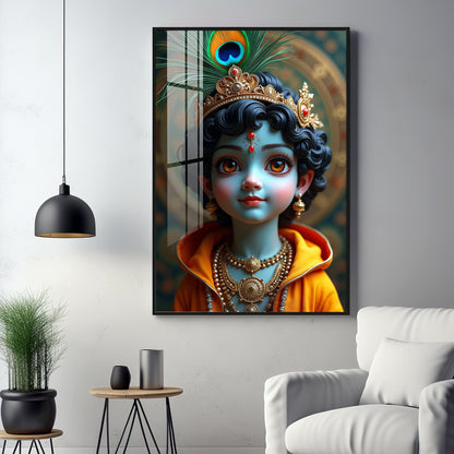 Infinite Krishna Imagery Premium Acrylic Wall Art