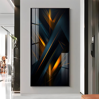 Abstract Modern Design For Entrance Premium Acrylic Vertical Wall Art