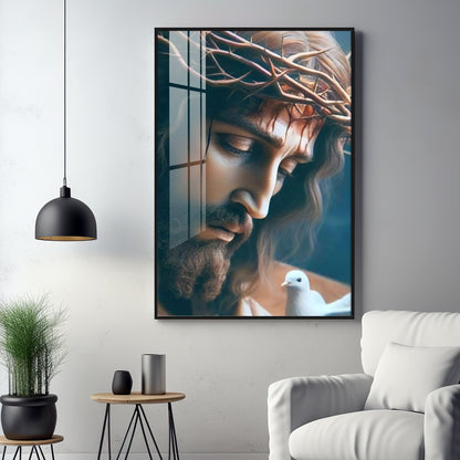 Jesus Faithful Reflections Premium Acrylic Wall Art