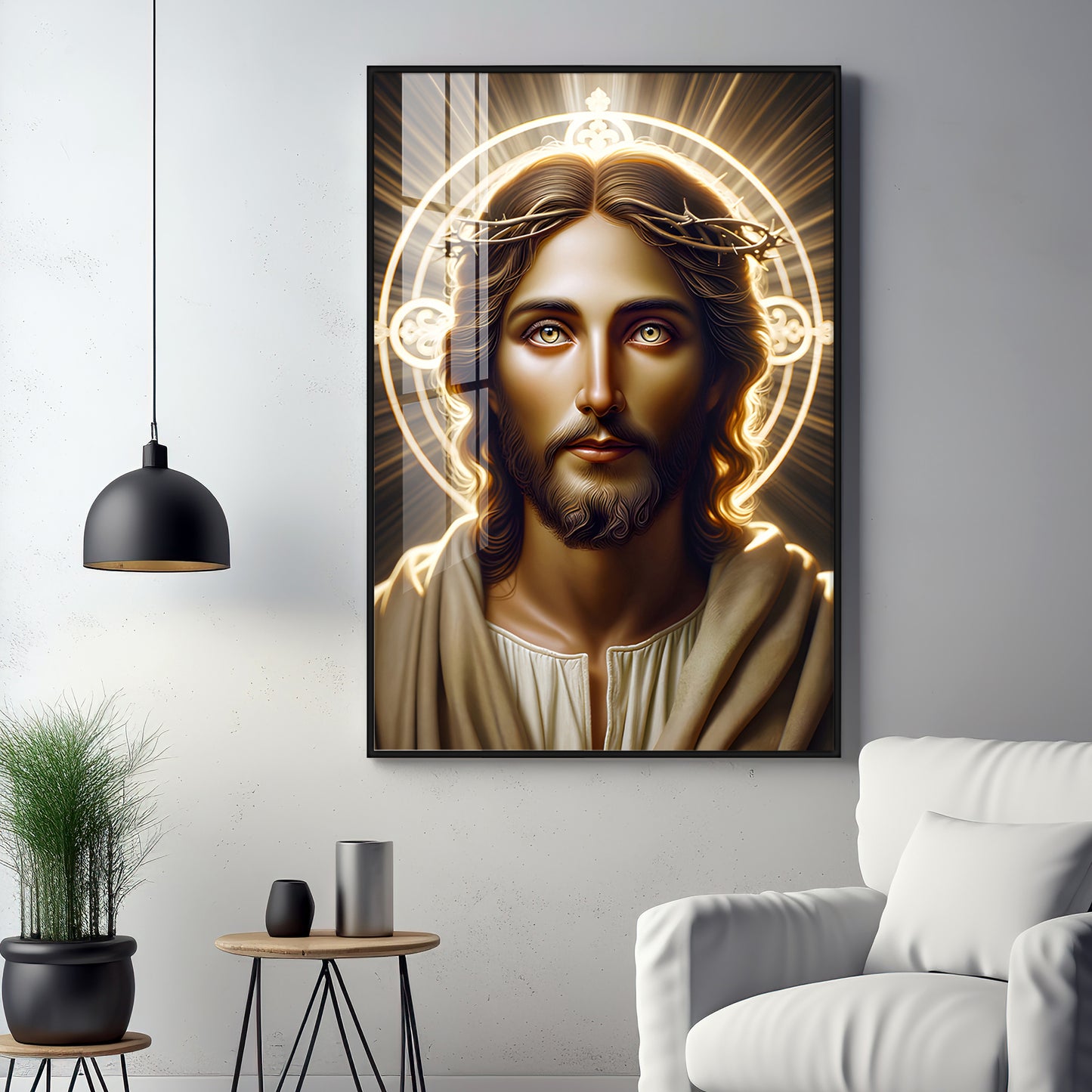 Sacred Serenity Premium Acrylic Vertical Wall Art