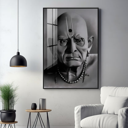 Majesty Shree Swami Samarth Premium Vertical Acrylic Wall Art