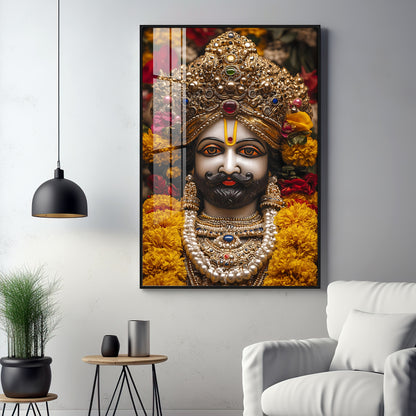 Shree Khatu Shyam Premium Vertical Acrylic Wall Art