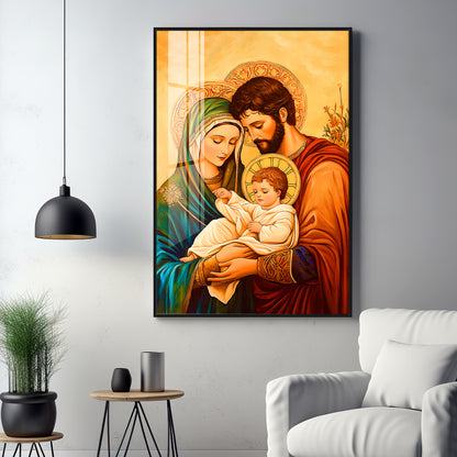 Holy Family Premium Acrylic Vertical Wall Art