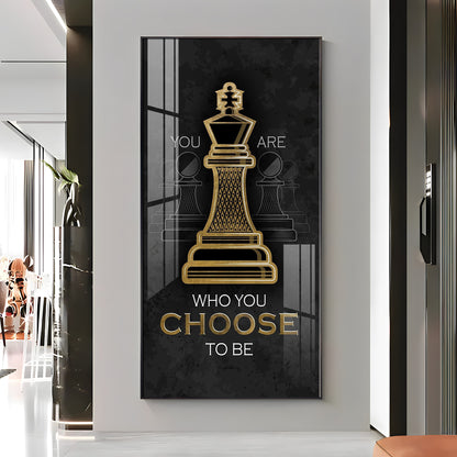 Who You Choose To Be Premium Acrylic Vertical Wall Art