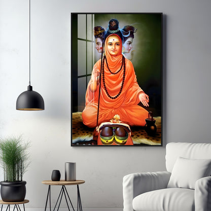 Portrait of Divine Authority Premium Vertical Acrylic Wall Art