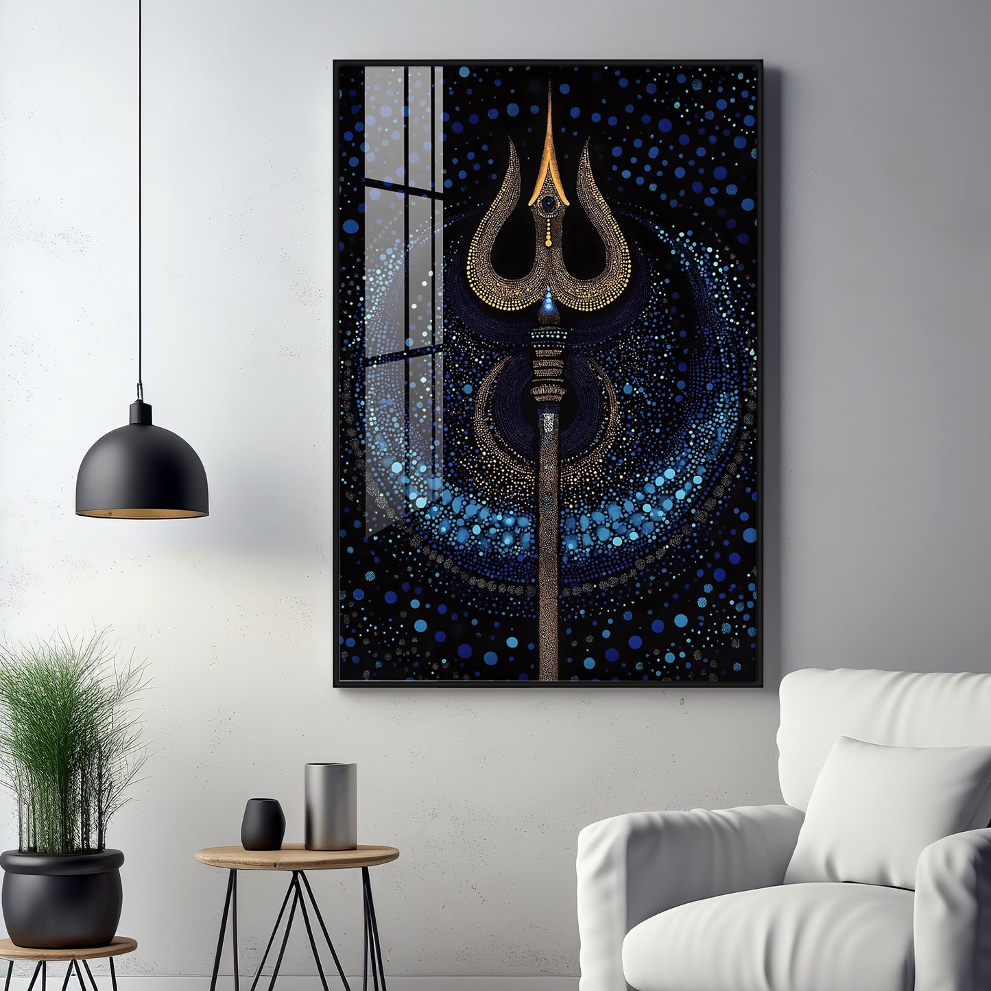 Celestial Guardian Premium Vertical Acrylic Wall Art