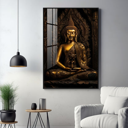 Radiant Serenity Premium Acrylic Vertical Wall Art