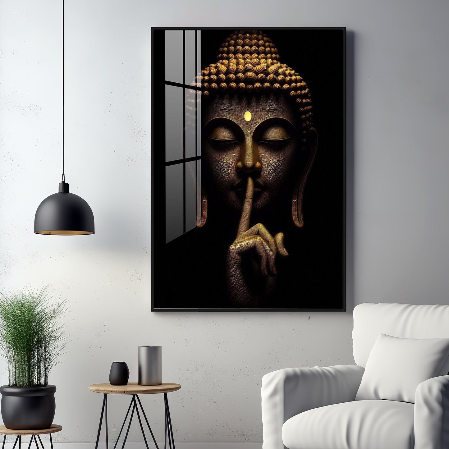 Buddha's Stillness Premium Acrylic Wall Art