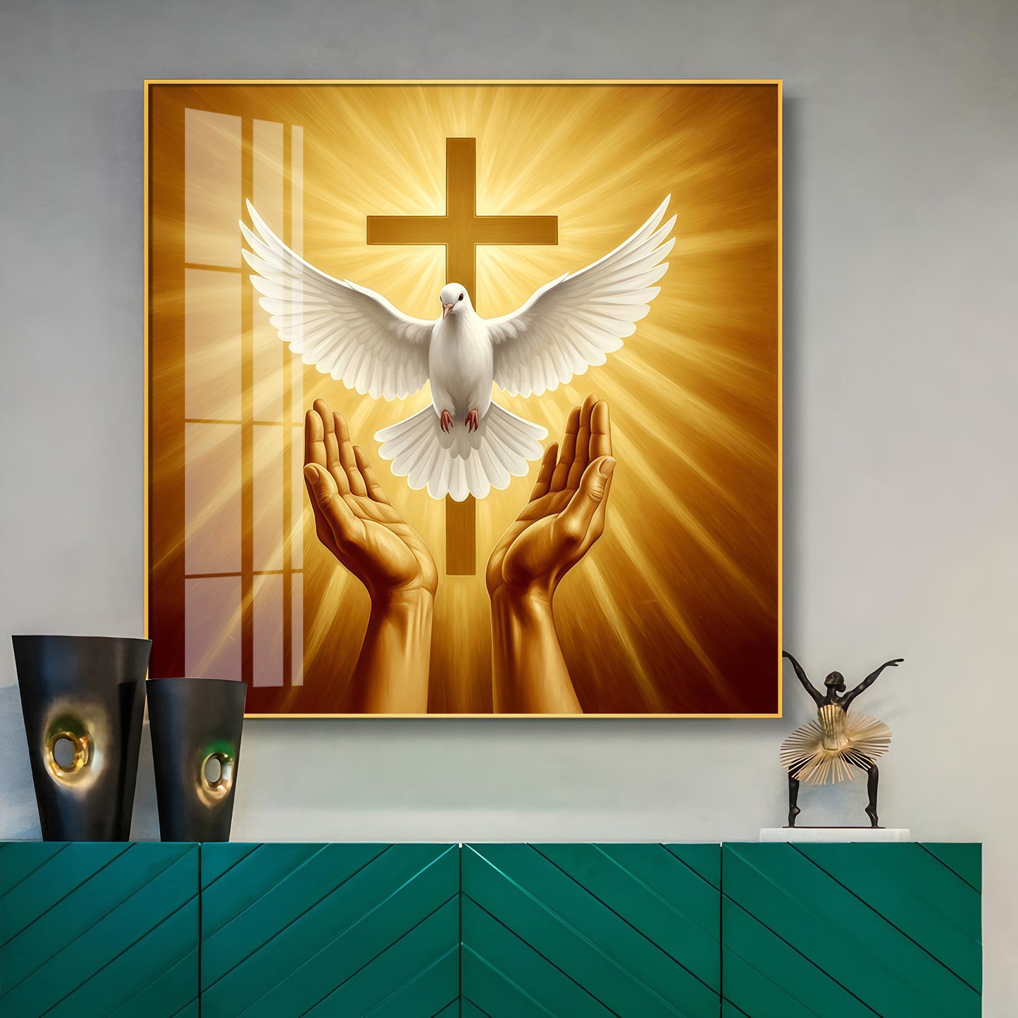 Pavitra Bible Vachan Premium Acrylic Square Wall Art