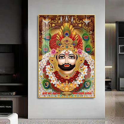 Baba Shyam Humara Premium Acrylic Vertical Wall Art