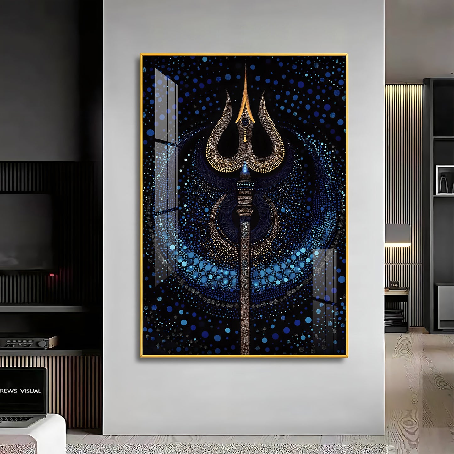 Celestial Guardian Premium Vertical Acrylic Wall Art