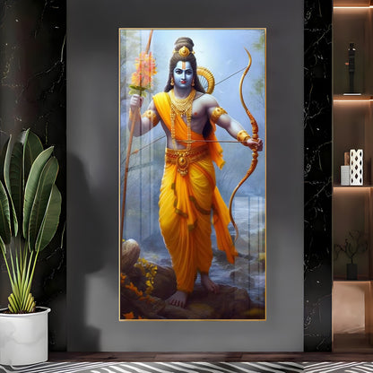 Maryada Purushottam Premium Acrylic Vertical Wall Art