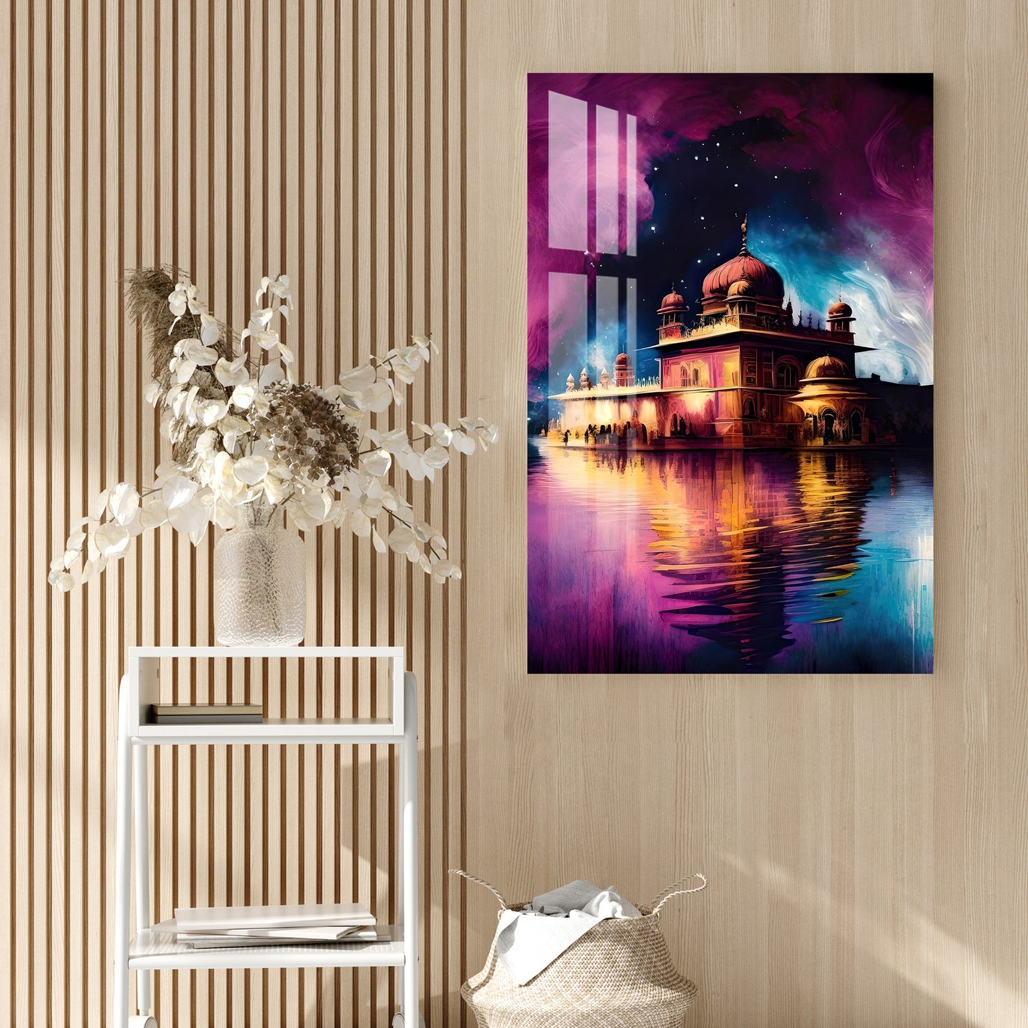 Beautiful Gurudwara Acrylic Wall Art