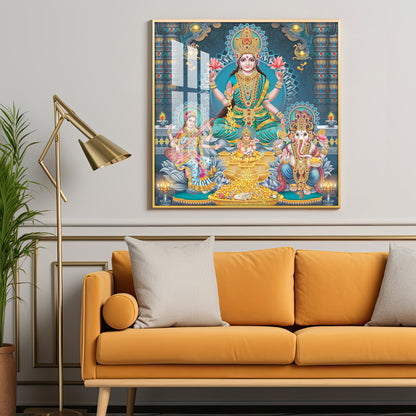 Enhanted Deities Blessings Premium Acrylic Square Wall Art