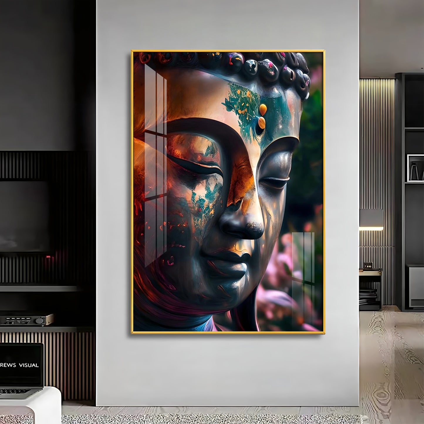 Buddha Premium Acrylic Vertical Wall Art