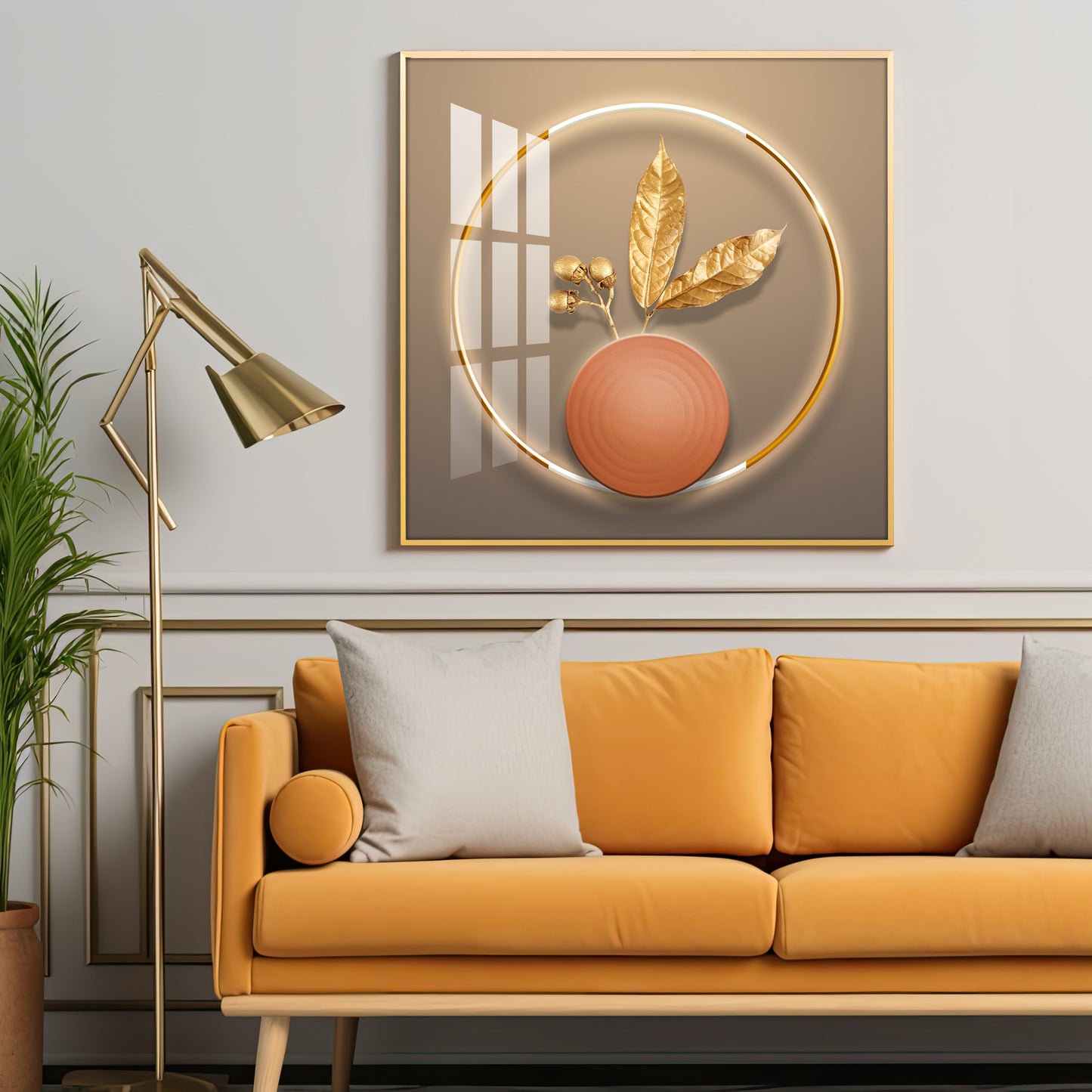 Opulent Oasis Premium Square Wall Art