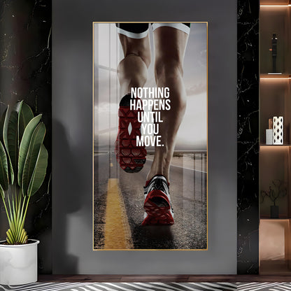 Fitness Enthusiast Premium Acrylic Vertical Wall Art