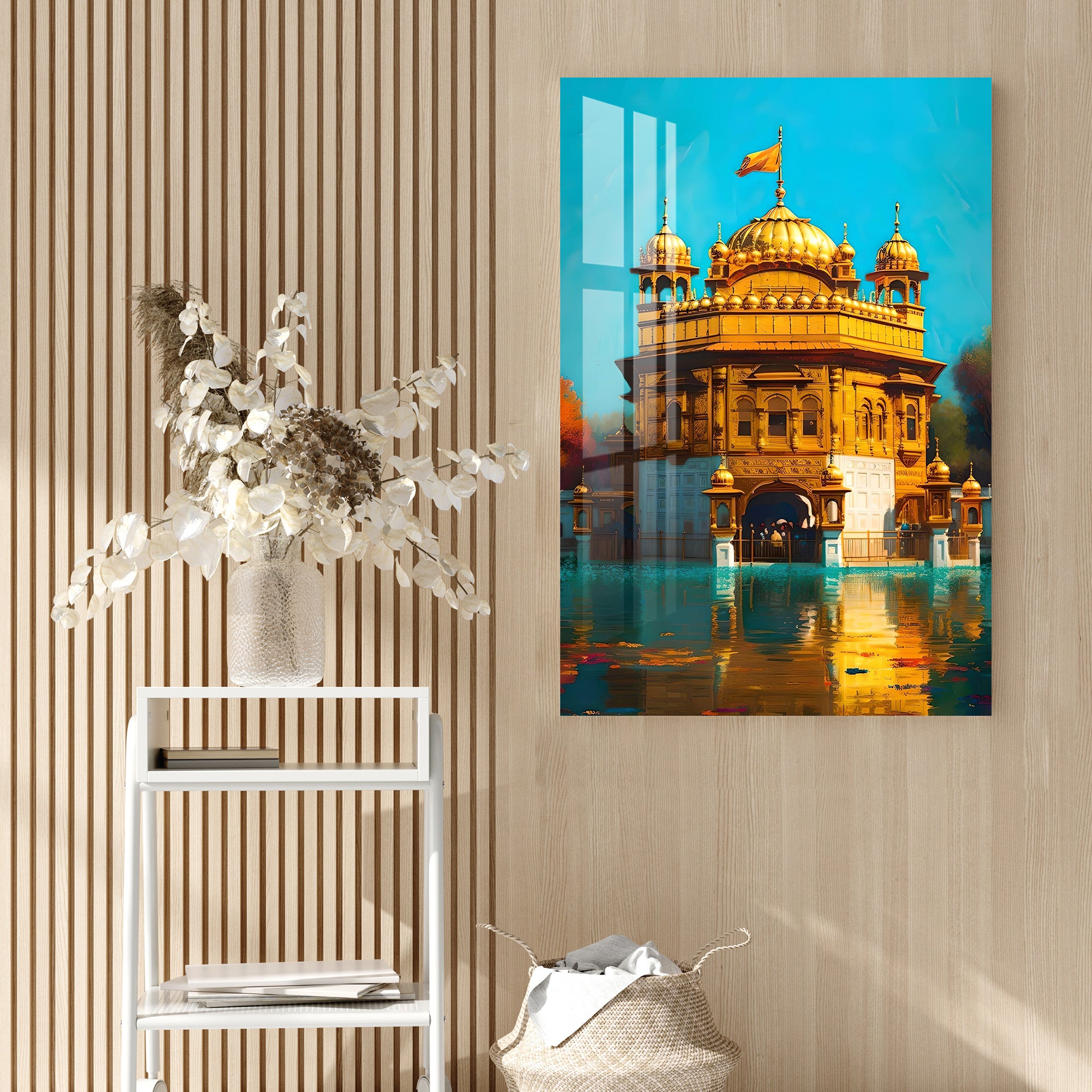 Beautiful Temple Acrylic Wall Art