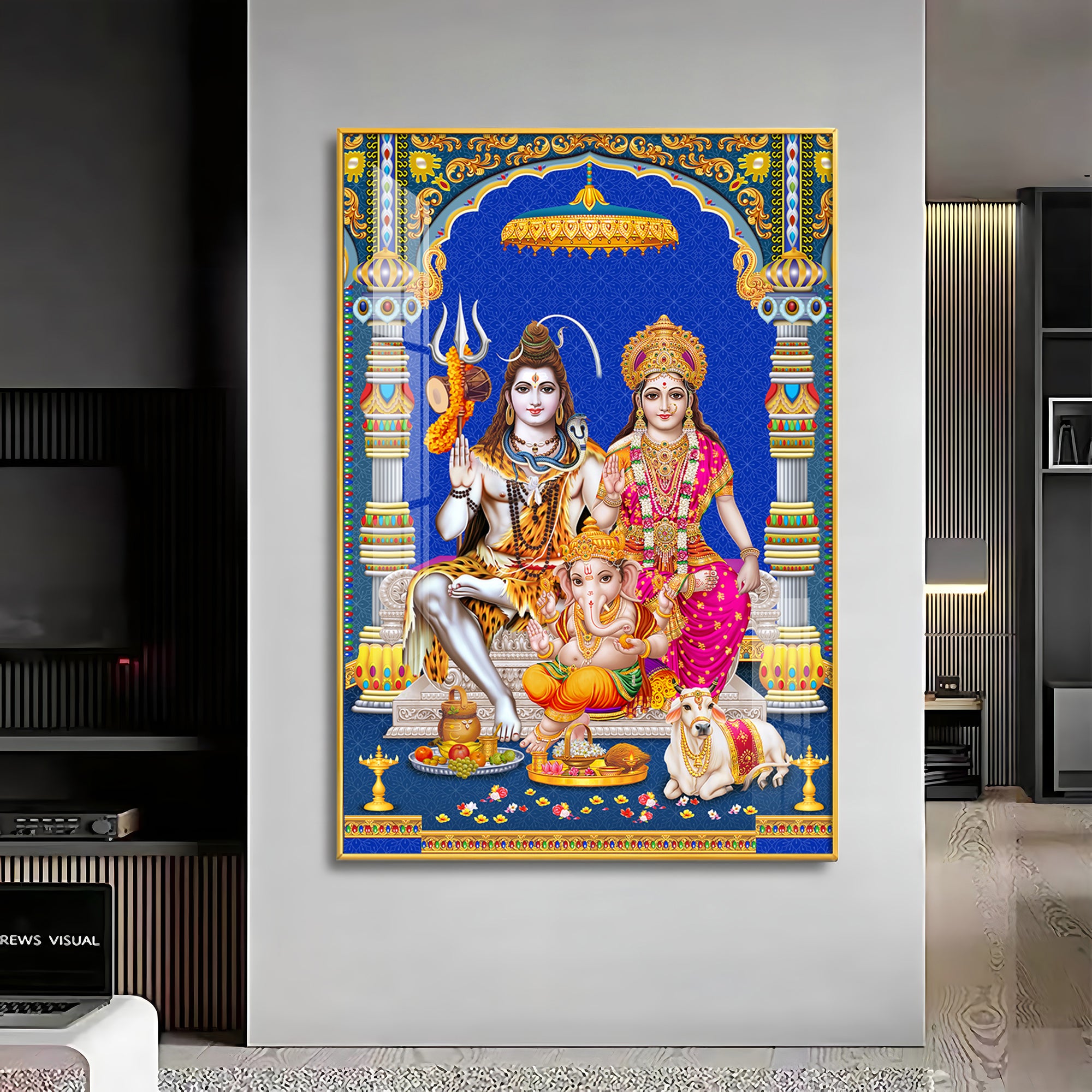Divine Harmony Premium Acrylic Vertical Wall Art