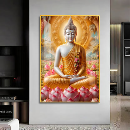 Tamatina Buddha Premium Acrylic Vertical Wall Art