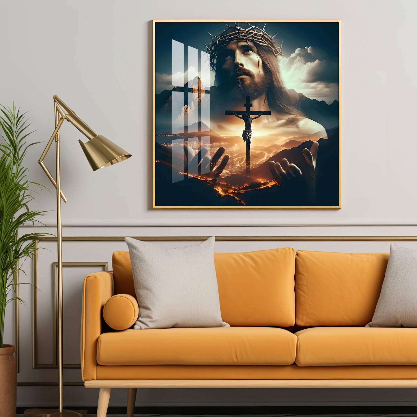 Eternal Faith Premium Acrylic Square Wall Art