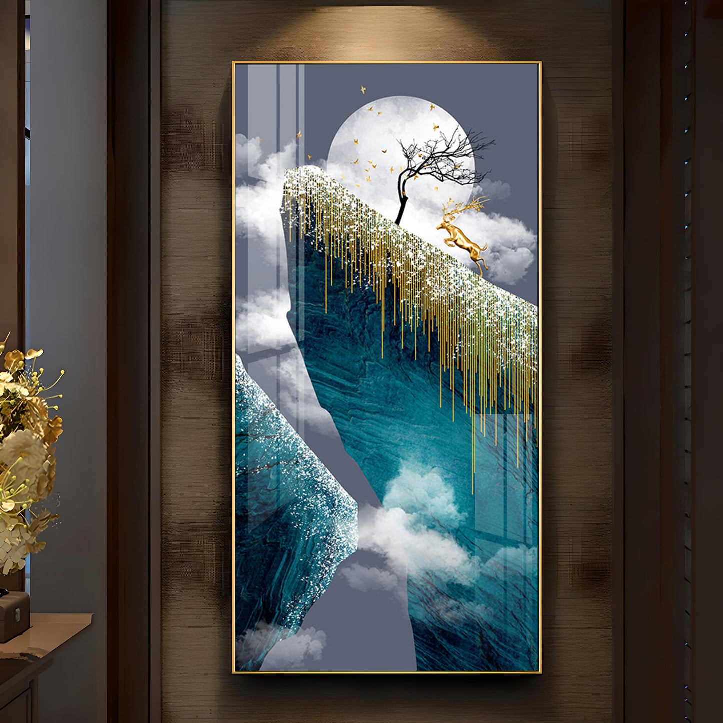 Run Harder Luxury Crystal Wall Art