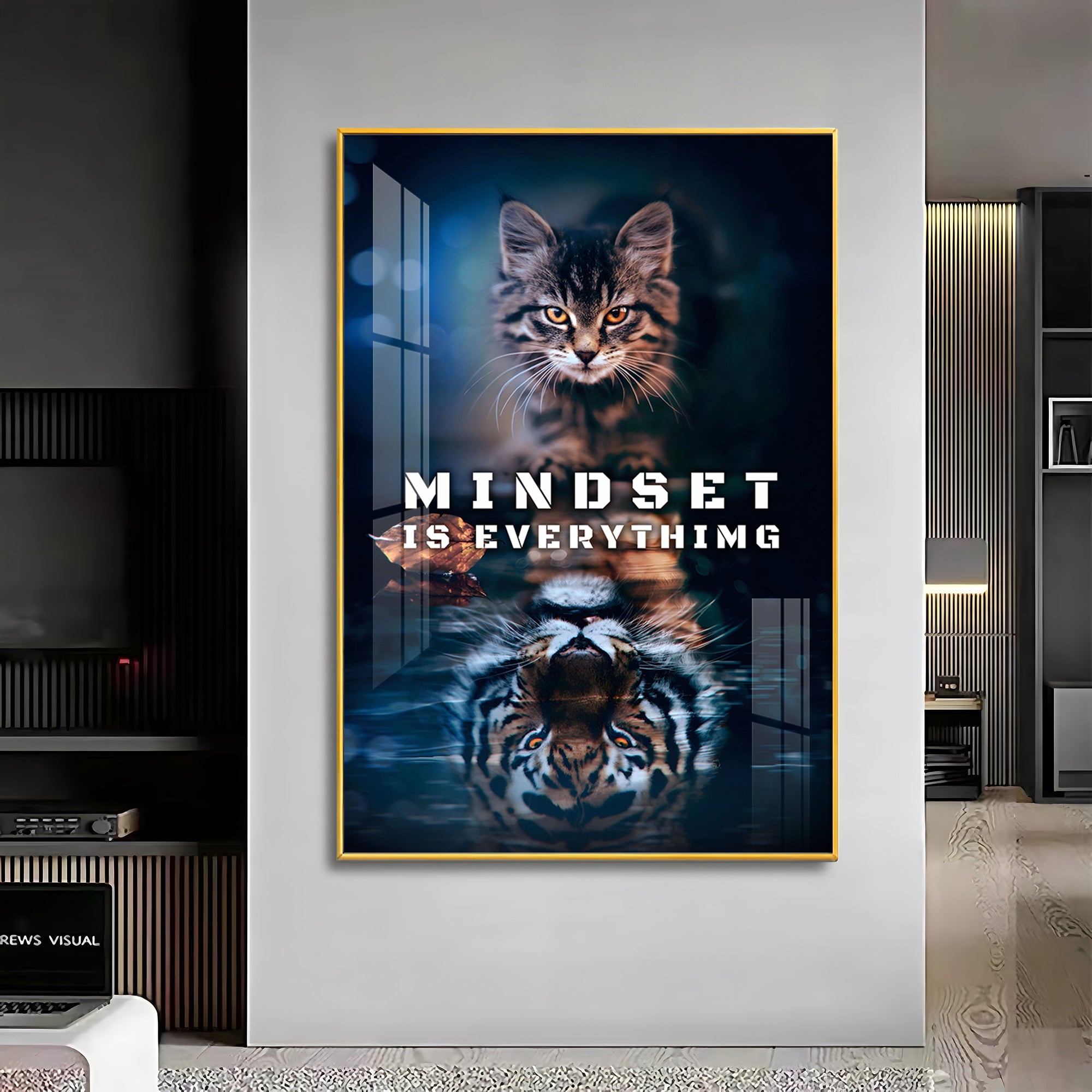 Mindset Is Everything Premium Acrylic Vertical Wall Art