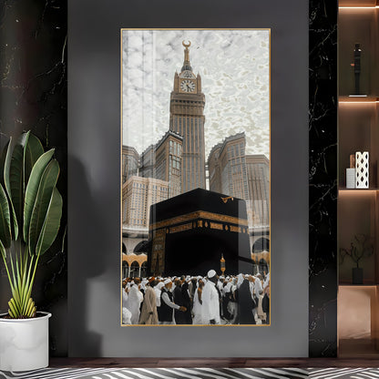 Holy Islamic Place Premium Acrylic Vertical Wall Art