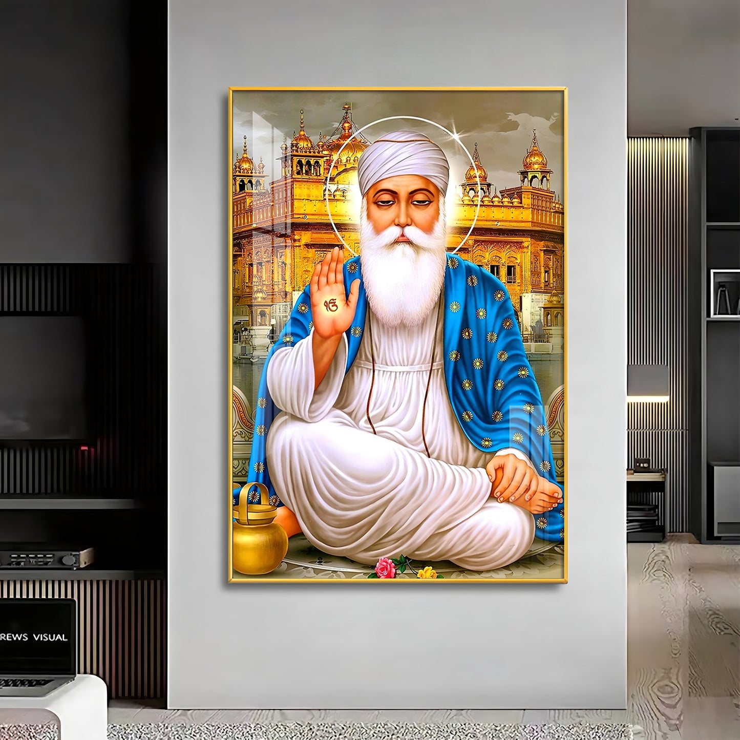 Guidance Of Guru Ji Premium Vertical Acrylic Wall Art