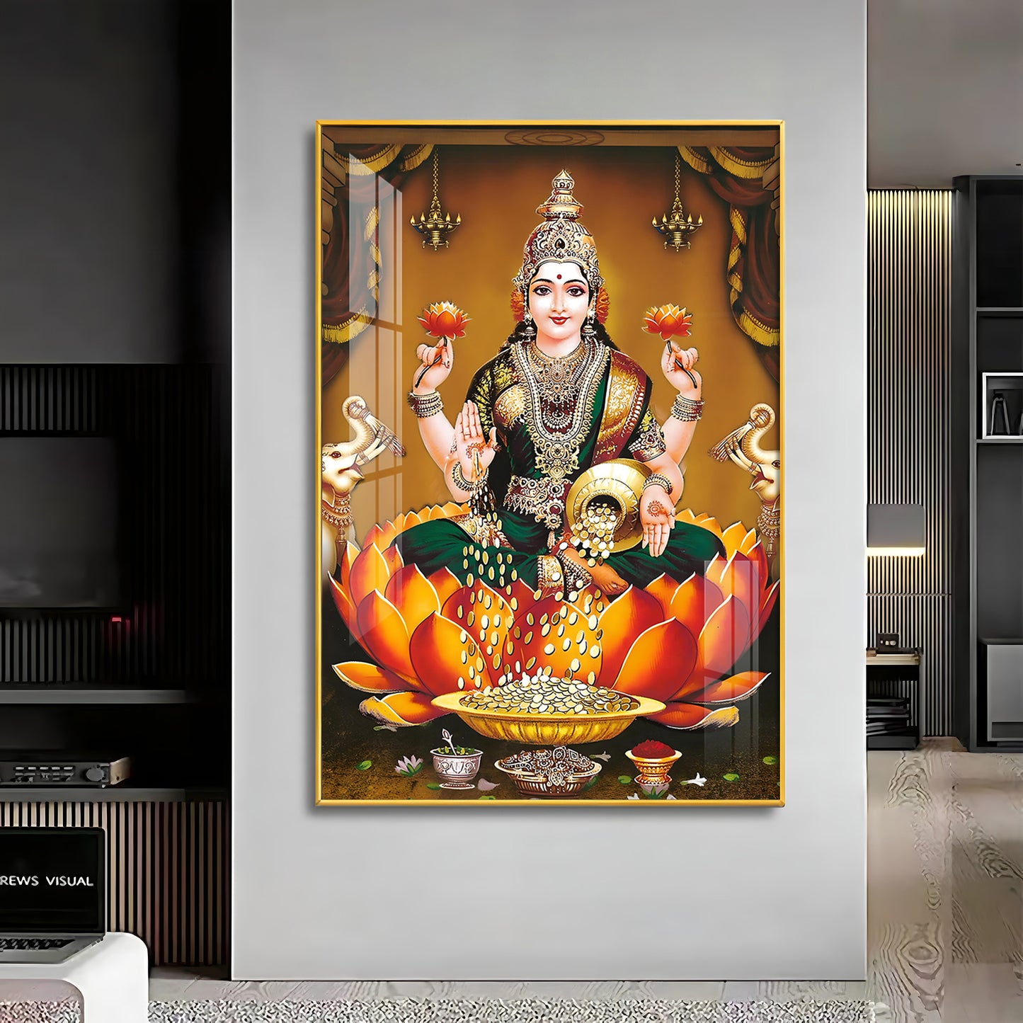 Goddess in Tranquility Premium Vertical Acrylic Wall Art