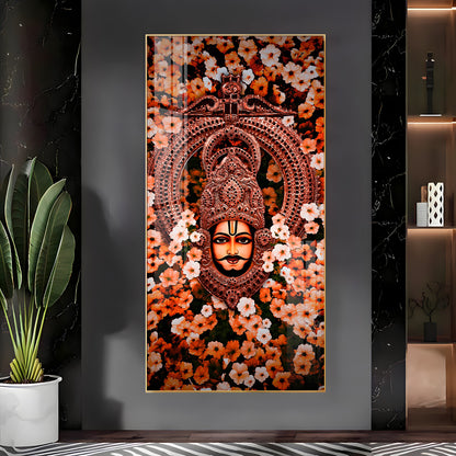 Jai Shree Shyam Premium Acrylic Vertical Wall Art