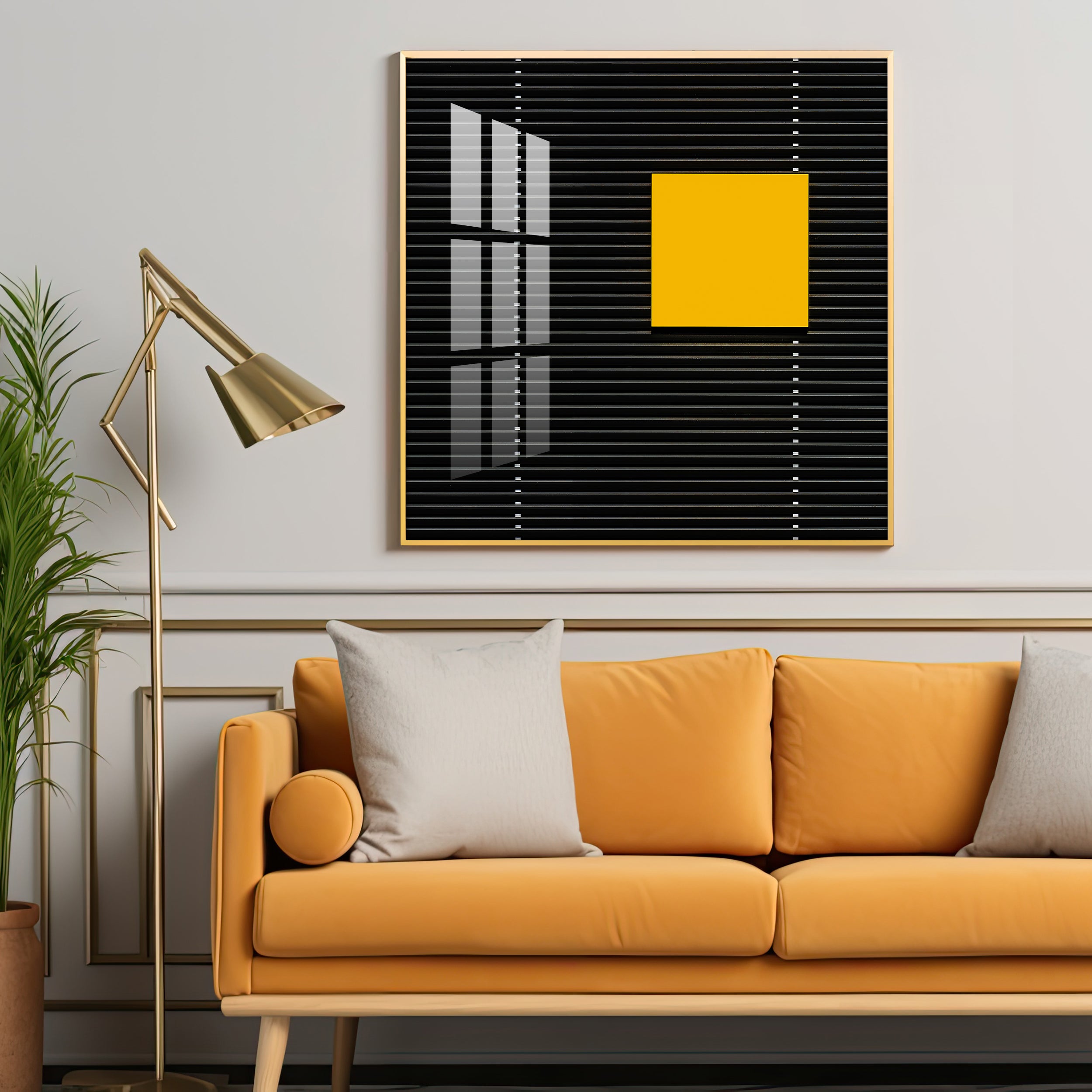 The Open Window Premium Acrylic Sqaure Wall Art