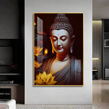 Perpetual Buddha Premium Acrylic Vertical Wall Art