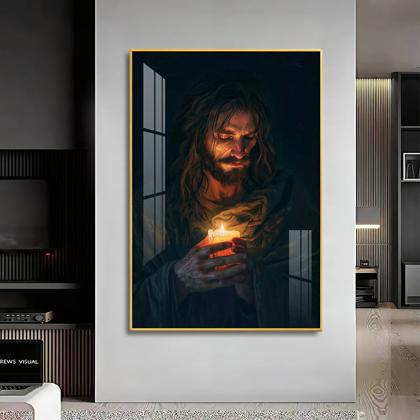 Jesus Christ Faithful Inspiration Premium Acrylic Wall Art