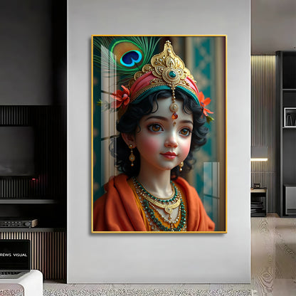 Krishna Reverberations Premium Acrylic Wall Art