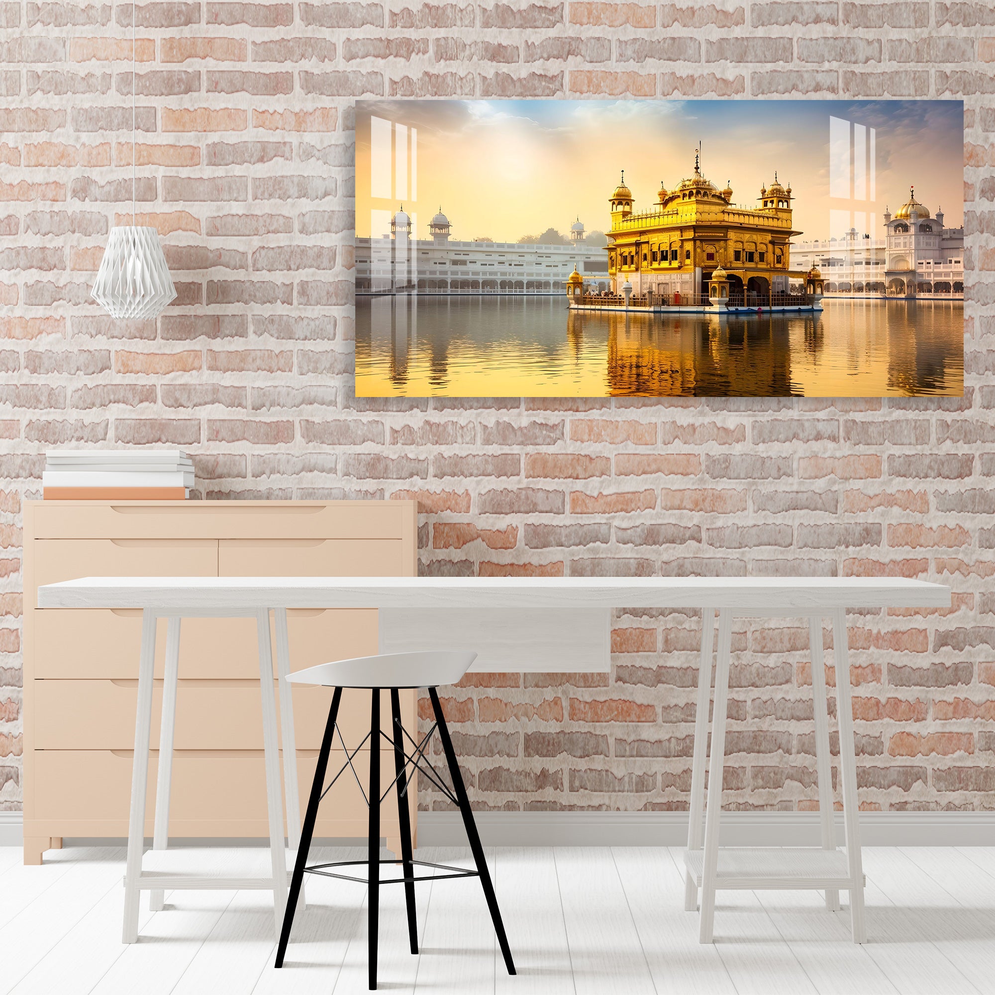 Holy Place Golden Temple Acrylic Wall Art