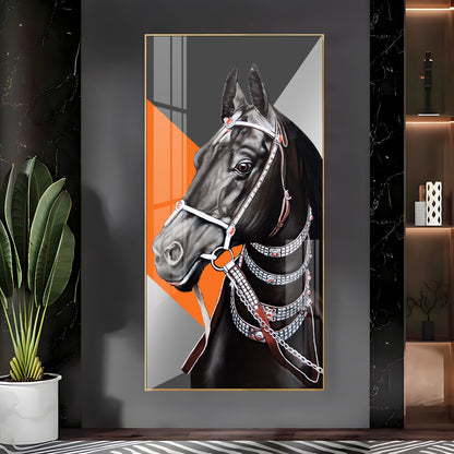 The Turkish Horse Premium Acrylic Vertical Wall Art