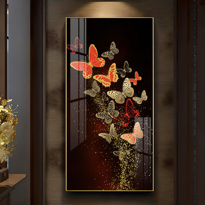 Glittering Butterflies Luxury Crystal Wall Art